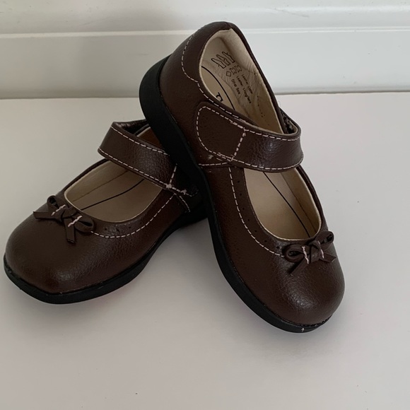 New! Pediped Flex Mary Isabelle Shoes- brown size 24 is 7.5-8 - Picture 2 of 5